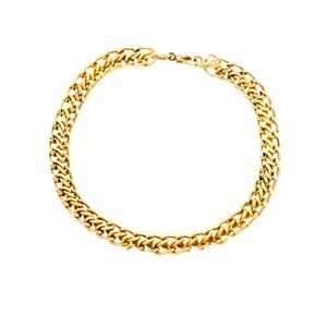 Gorgeous 14K Gold Curb Chain Link Bracelet 7 inch 13.3g 6.35mm Mother’s Day